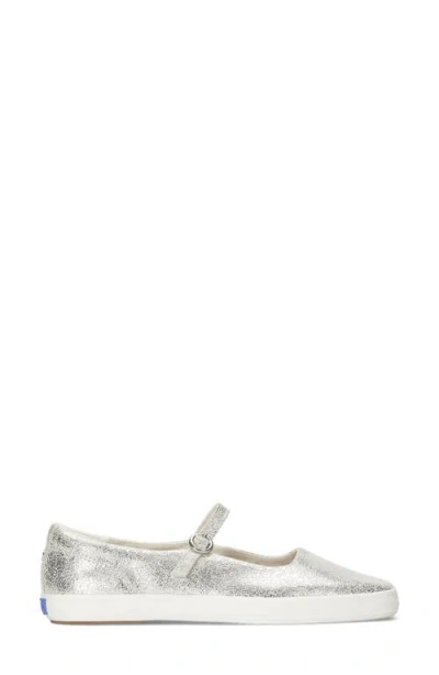 Keds Square Toe Mary Jane Flat In Gray