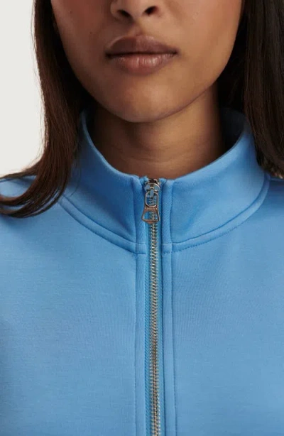 Varley Ritchie Short Sleeve Half Zip In Blue