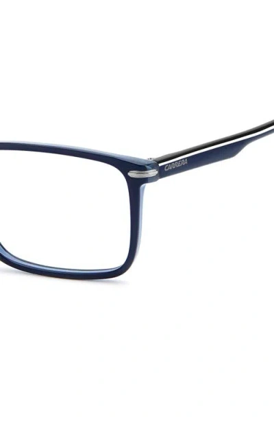 Carrera Eyewear 57mm Rectangular Optical Glasses In Black