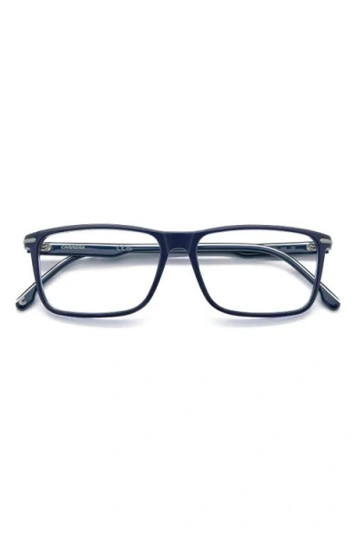 Carrera Eyewear 57mm Rectangular Optical Glasses In Black