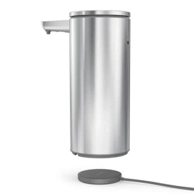 Simplehuman 14 Oz. Liquid Sensor Pump With Caddy In Silver