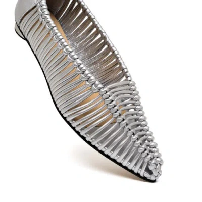 Alta Simone Craft Flats In Silver