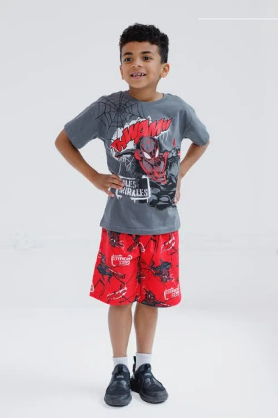 Marvel 2-piece T-shirt And Shorts Set In Multi