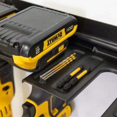 Storeyour E-power Tool Organizer | Garage Storage Rack In Black