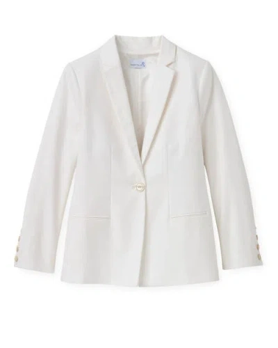 Cartolina Willow Linen Blazer In White