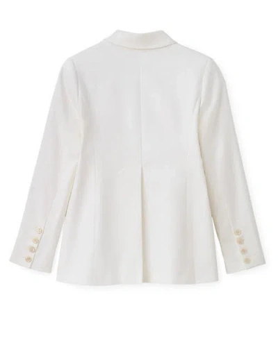 Cartolina Willow Linen Blazer In White