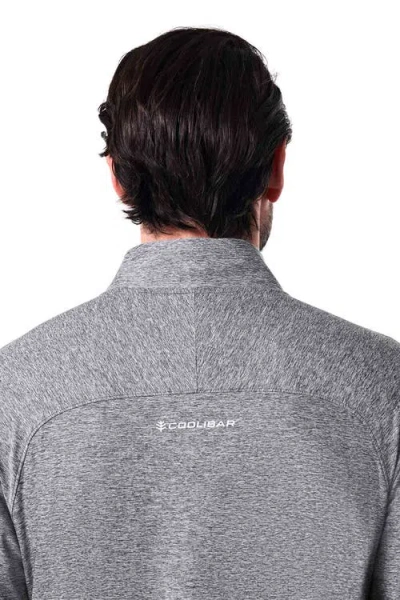 Coolibar Agility Performance Pullover, Upf 50+ Sun Protection In Gray