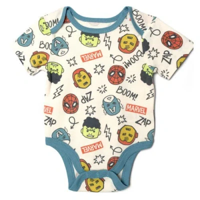 Marvel 5-pack One Piece Bodysuits In Multi