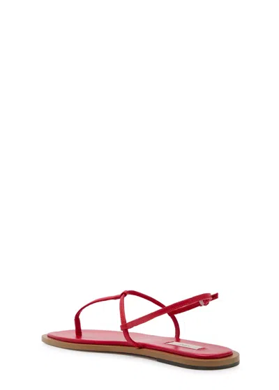 Totême Purist T-strap Nappa Leather Sandals In Black