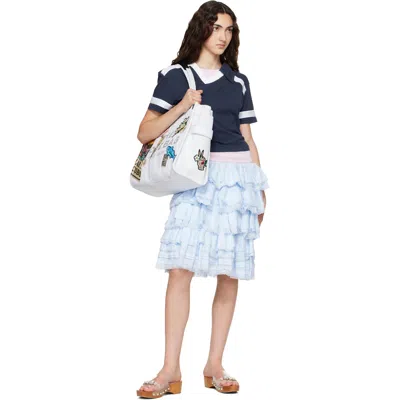 Marc Jacobs Blue 'the Camp Patchwork Denim Large' Tote In Multi