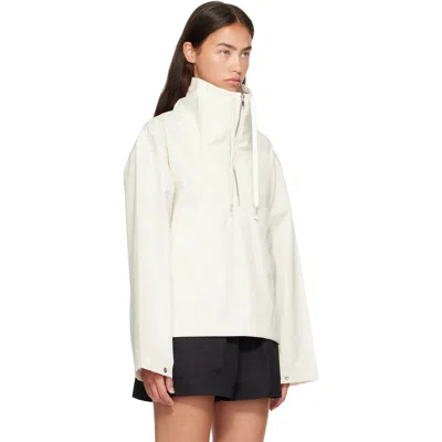 Agolde Lydia Cotton-blend Jacket In White