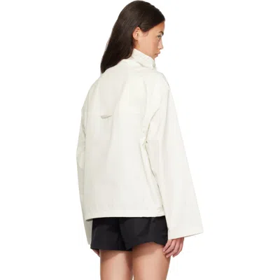 Agolde Lydia Cotton-blend Jacket In White
