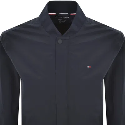 Tommy Hilfiger Tech Bomber Jacket Navy In Blue