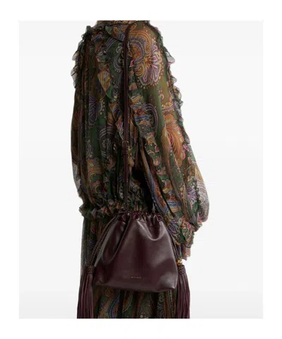 Etro Medium Kalispera Shoulder Bag In Black