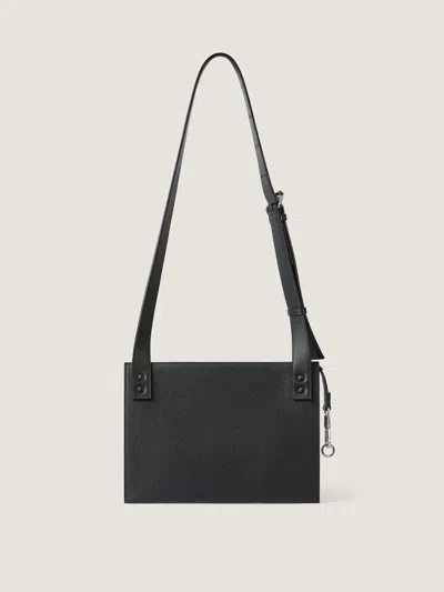 Givenchy Rectangular Shoulder Bag Textured Surface Strap In Black