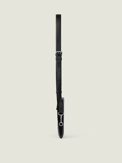 Givenchy Rectangular Shoulder Bag Textured Surface Strap In Black