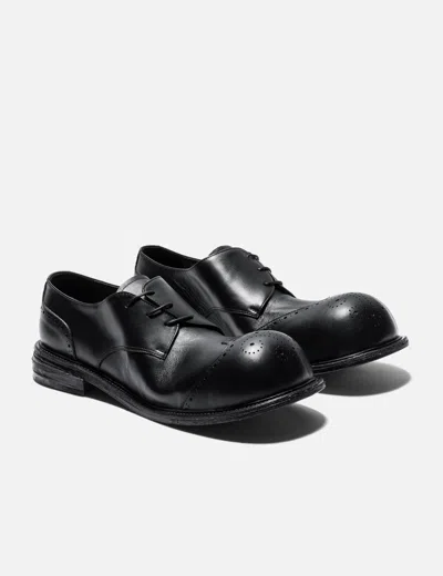 No Idea Foot Curved Wingtip Derby In Multi