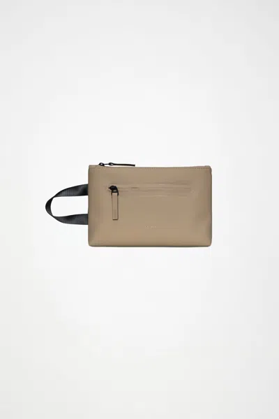 Rains 2 Zip Cosmetic Bag Large In Neutral