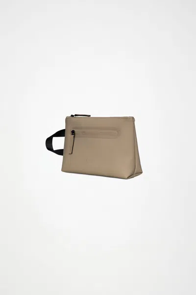 Rains 2 Zip Cosmetic Bag Large In Neutral