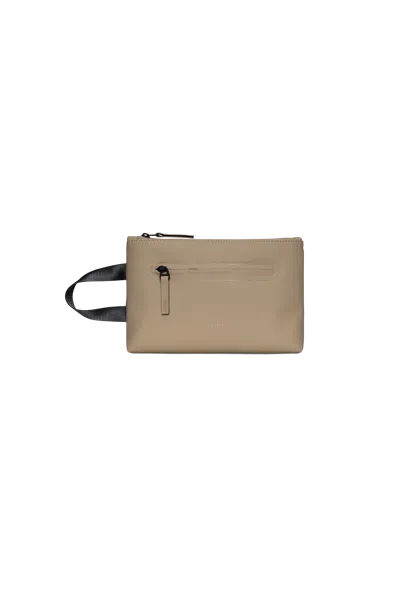 Rains 2 Zip Cosmetic Bag Large In Neutral
