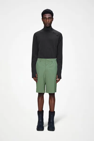 Rains Suva Hardshell Cargo Shorts In Green