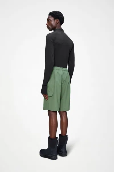 Rains Suva Hardshell Cargo Shorts In Green