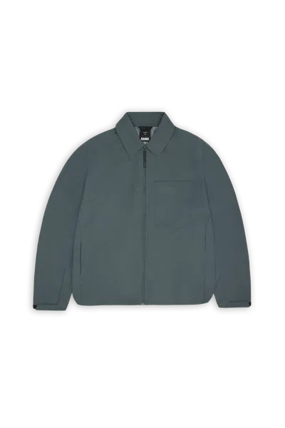 Rains Mito Overshirt In Black