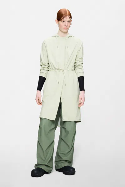 Rains String W Parka In Gray