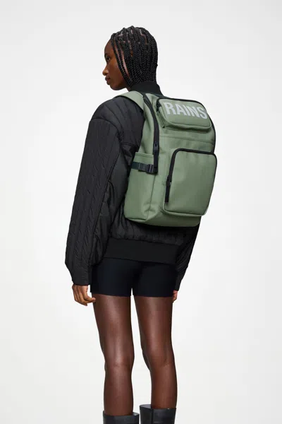 Rains Texel Cargo Backpack In Green