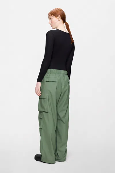 Rains Pocket Rain Pants Wide In Green