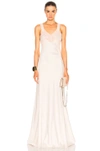 GIVENCHY GIVENCHY LACE SILK GOWN IN NEUTRALS,PINK,17P 2059 190