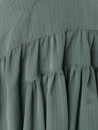 Shop Jw Anderson Drape Mini Skirt In Grey