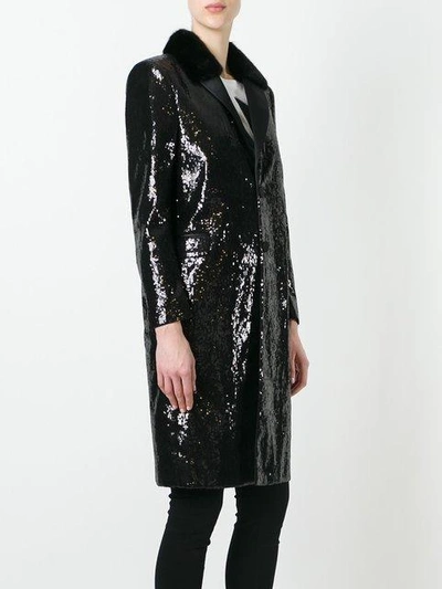 Shop Dsquared2 Sequin Embellished Coat