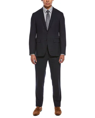 Canali 2pc Wool Suit In Blue