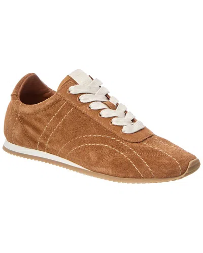 Totême Flex Suede Sneakers Copper In Brown