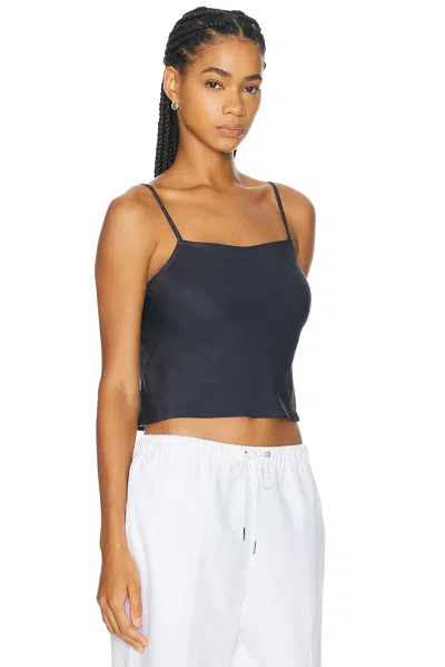 Leset Daniel Square Neck Tank Midnight In Blue