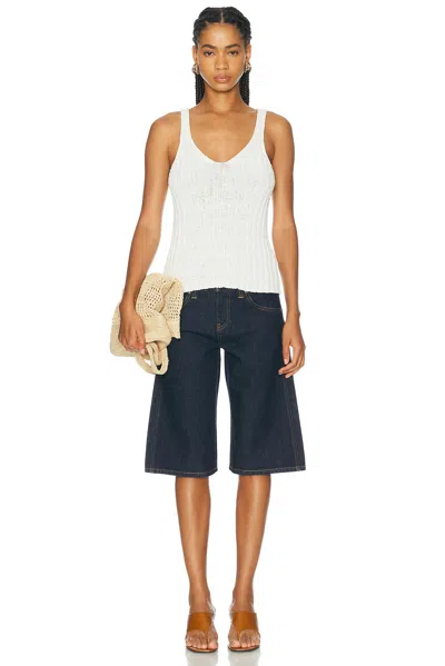 Khaite Val Top In White