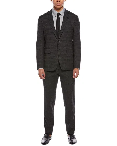 Canali 2pc Wool-blend Suit In Gray