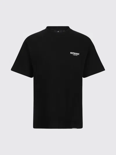 Represent Oversized T-shirt With Logo In Black