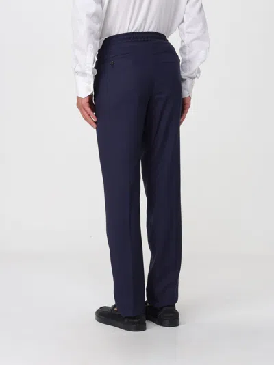 Corneliani Drawstring Trousers In Blue