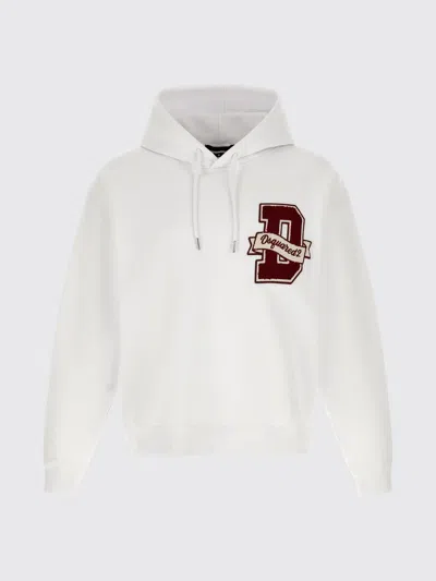Dsquared2 Sweatshirt Men In White