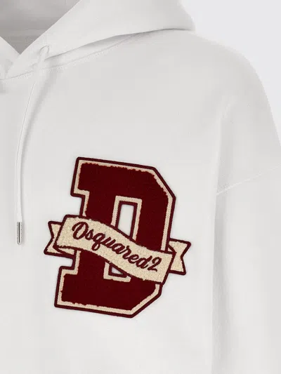 Dsquared2 Sweatshirt Men In White