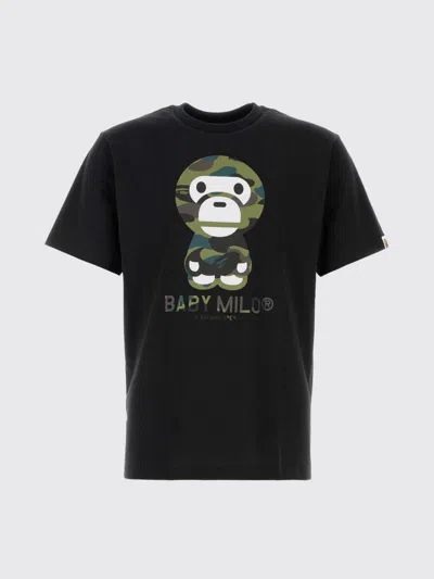 Bape T-shirt Men In Black