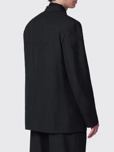 Namacheko Single-breasted Jacket Grey Pattern In Wool In Black