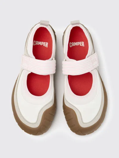 Camper Peu Path Touch-strap Ballet Flats In Multi