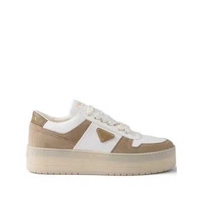 Prada Downtown Low-top Platform Sneakers In Multi