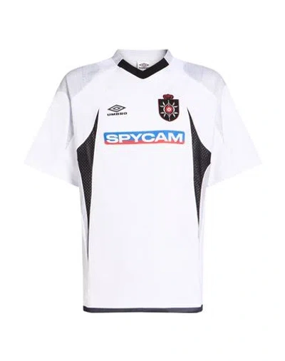Umbro Man T-shirt White Size Xl Polyester In White