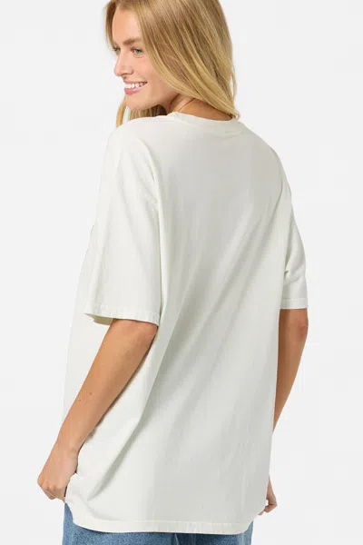 O'neill Og Scape Oversized Graphic Tee In White