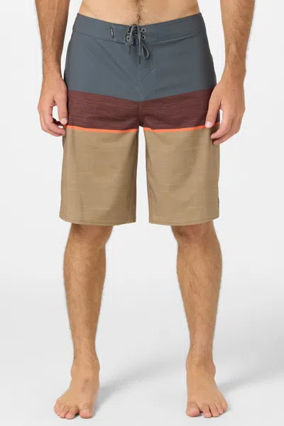 O'neill Hyperfreak Heat Block Swim Trunks In Brown