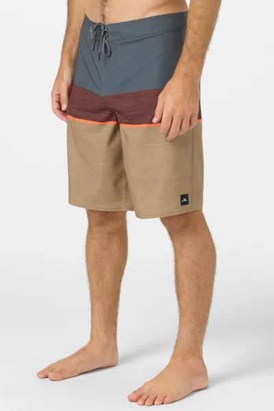 O'neill Hyperfreak Heat Block Swim Trunks In Brown